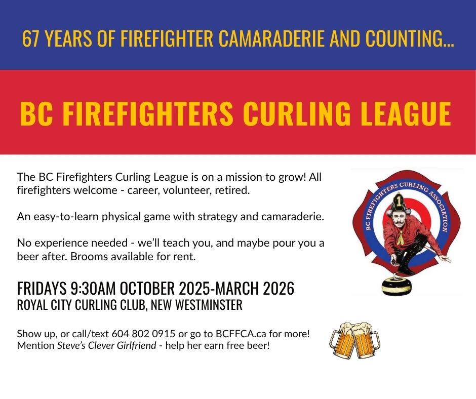 bc firefighters curling league, curl with firefighters